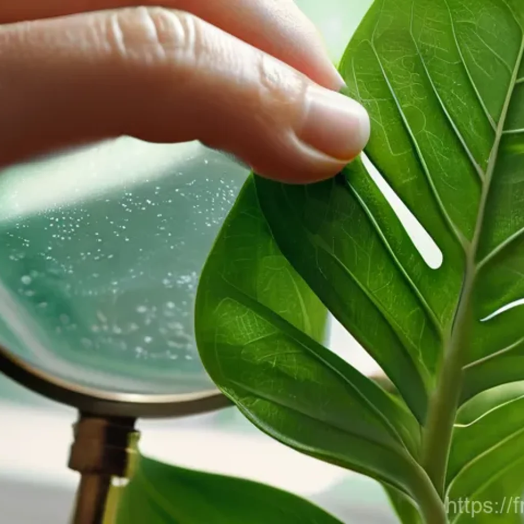 화초 병해충 방제법 - **Prompt for "Observation and Early Detection":**
    "A close-up shot of a dedicated plant parent, ...